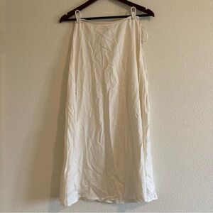L*Space Women's Cream Anza Wrap Skirt Size Small